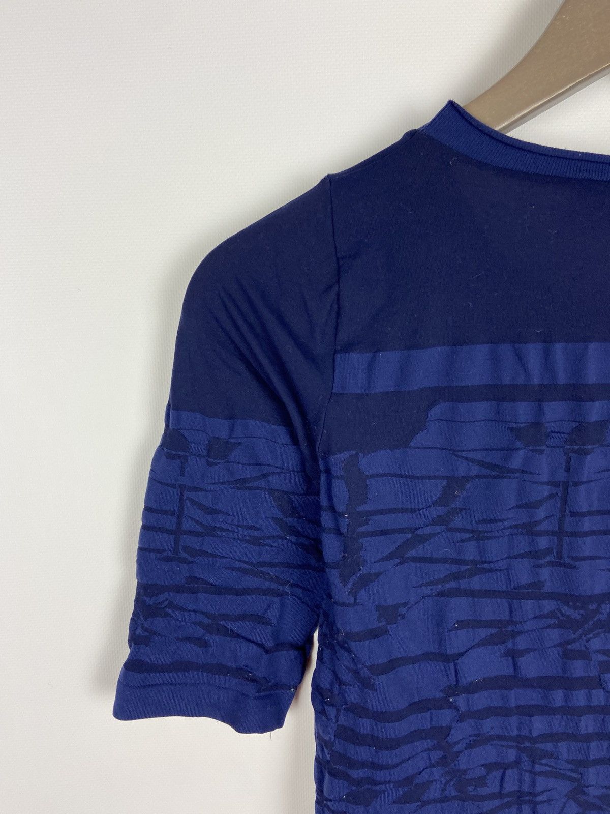 Designer × Marithe + Francois Girbaud Marithe Francois Girbaud Blue Skinny Top T-Shirt Womens Size S / US 4 / IT 40 - 13 Thumbnail