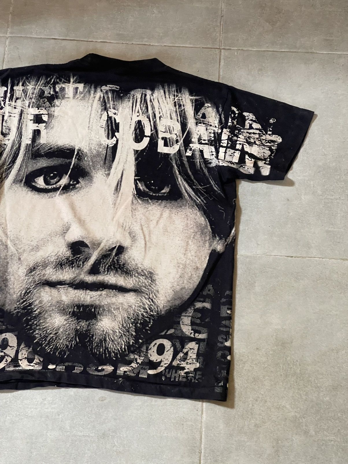 Nirvana 1994 Kurt Cobain Nirvana Memorial tee vintage single stitch Size US M / EU 48-50 / 2 - 9 Thumbnail
