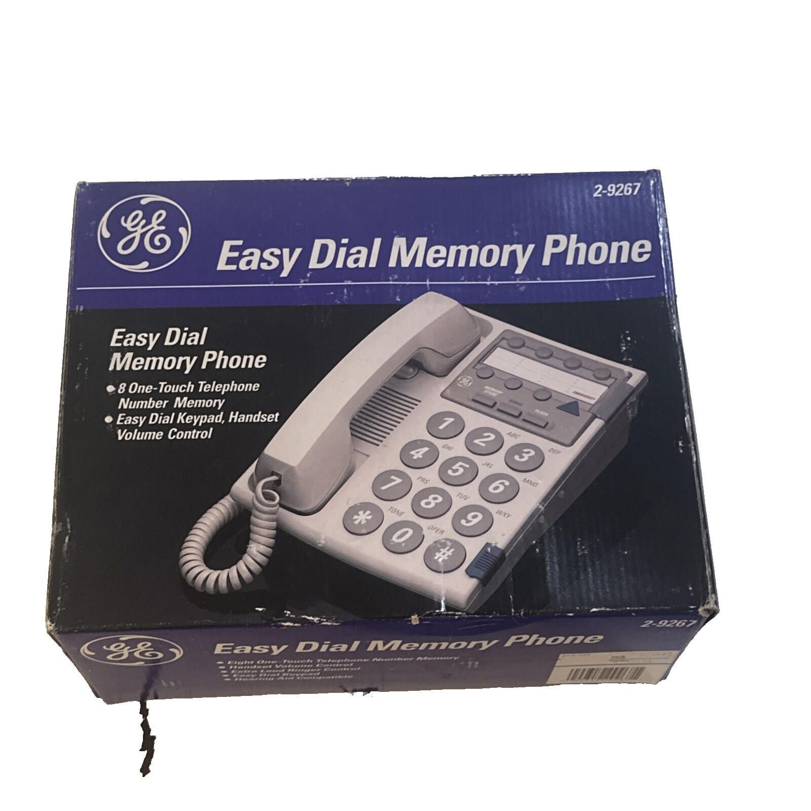 Other New in Box GE Easy Dial Memory Phone Large Numbers 2-9267A Size ONE SIZE - 1 Thumbnail