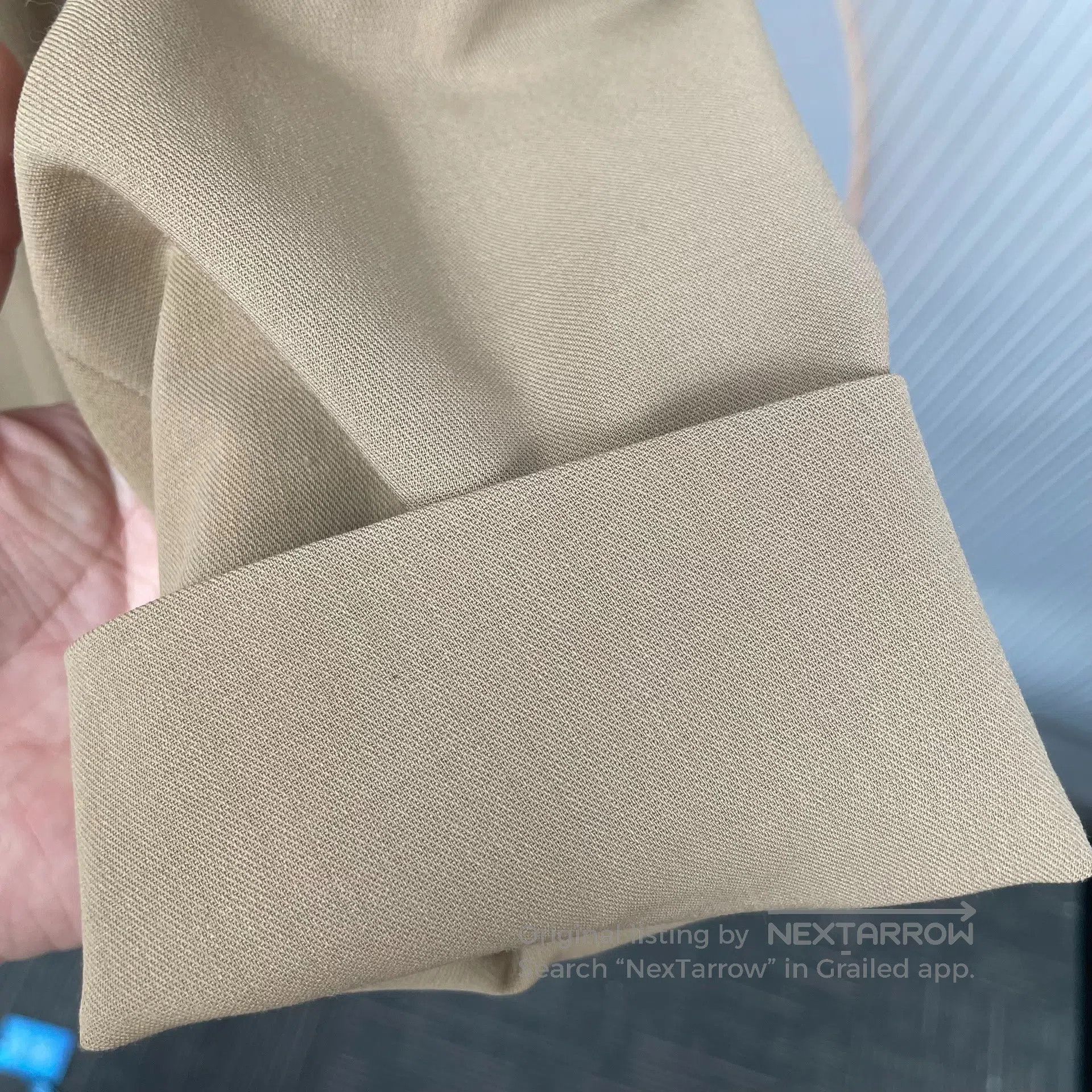 Hermes Hermes Khaki long-sleeve blazer| Size S / US 4 / IT 40 - 3 Thumbnail
