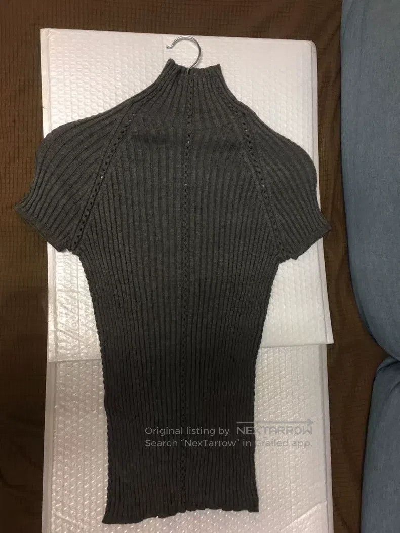 Hermes Hermes Half High Neck Knit Short Sleeve Size S / US 4 / IT 40 - 3 Thumbnail