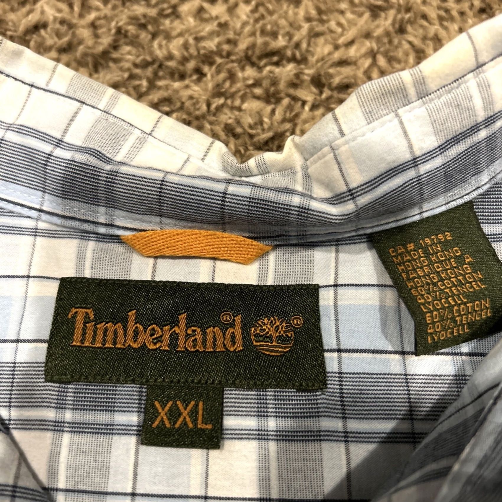 Timberland VINTAGE Timberland Shirt Button-Up Plaid Blue 2XL Men's Long Sleeve Cotton Relaxed Casual Grunge Outdoor 90s Boys? Size US XXL / EU 58 / 5 - 2 Thumbnail