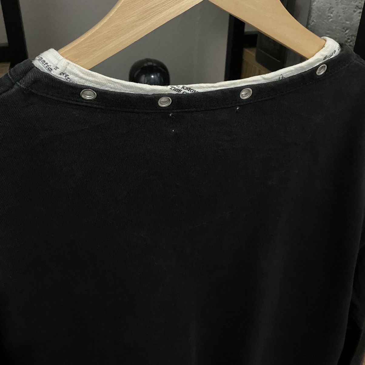 Japanese Brand Sorridere Sedetionaries Poem Double Layer Punk Longsleeve Size US L / EU 52-54 / 3 - 8 Thumbnail