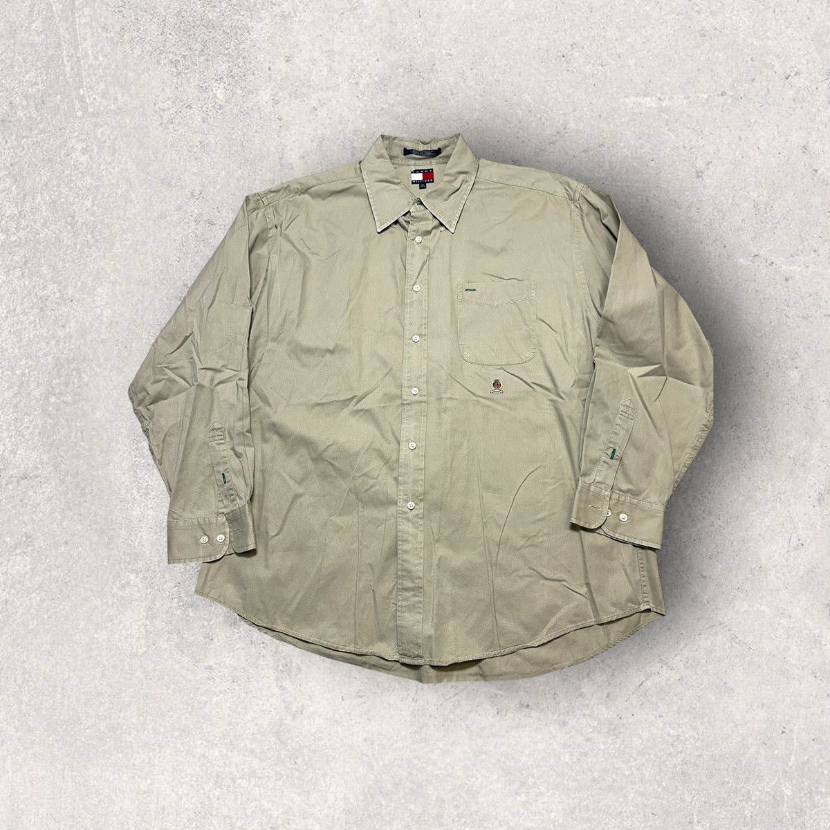 Tommy Hilfiger × Vintage Vintage Tommy Hilfiger shirt Size US XL / EU 56 / 4 - 1 Thumbnail