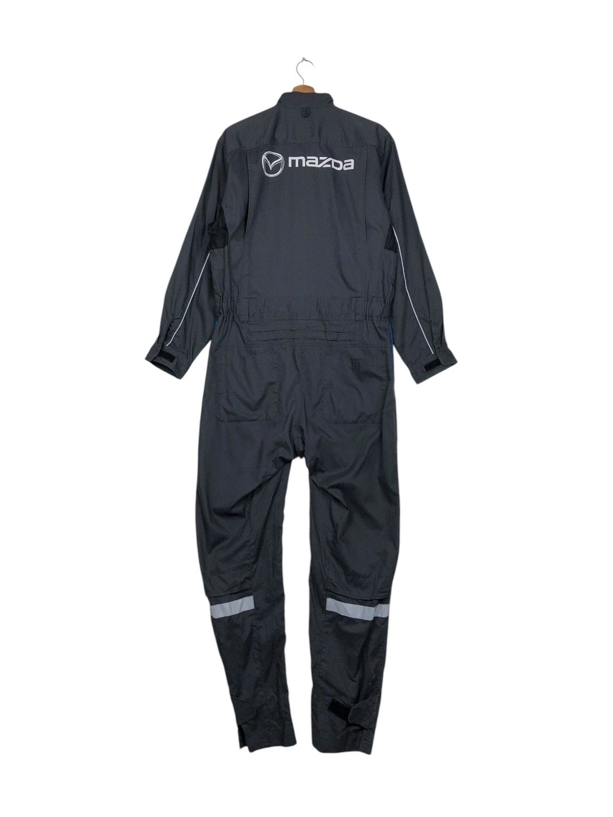 Japanese Brand Vintage Coverall Chore Worker Racing Mazda Big Logo Backhit Size US 36 / EU 52 - 9 Thumbnail