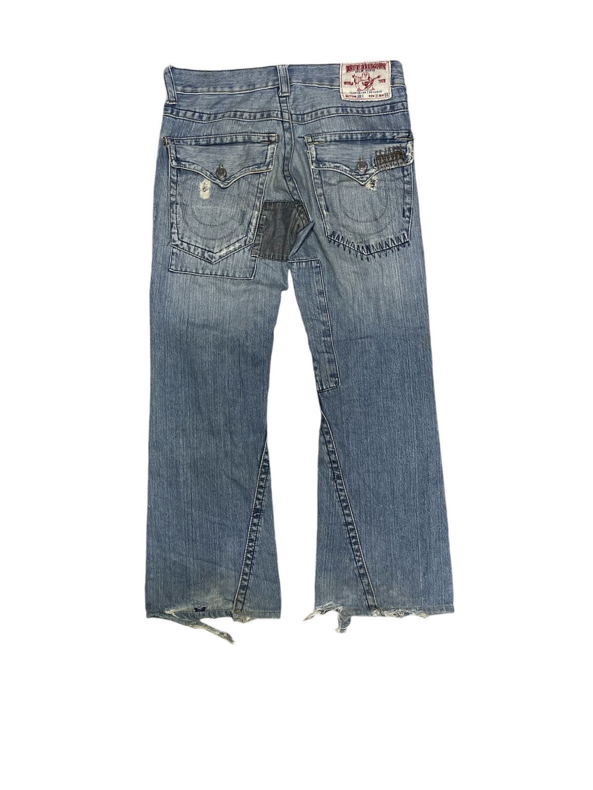 Jean × True Religion × Vintage Vintage True Religion Distressed Jean Size US 31 - 2 Thumbnail
