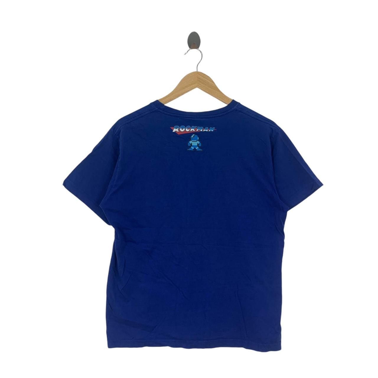 Vintage Vintage MEGA MAN ROCKMAN Capcom Video Game Tee Shirt Size US M / EU 48-50 / 2 - 4 Thumbnail