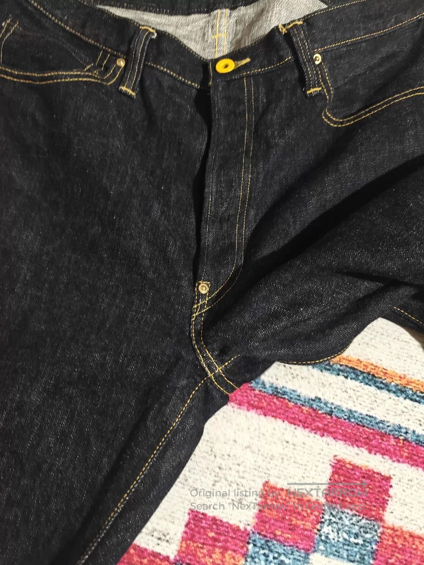 Full Count & Co. FULL COUNT X DC S101xx Raw Denim Jeans. Size US 36 / EU 52 - 5 Thumbnail