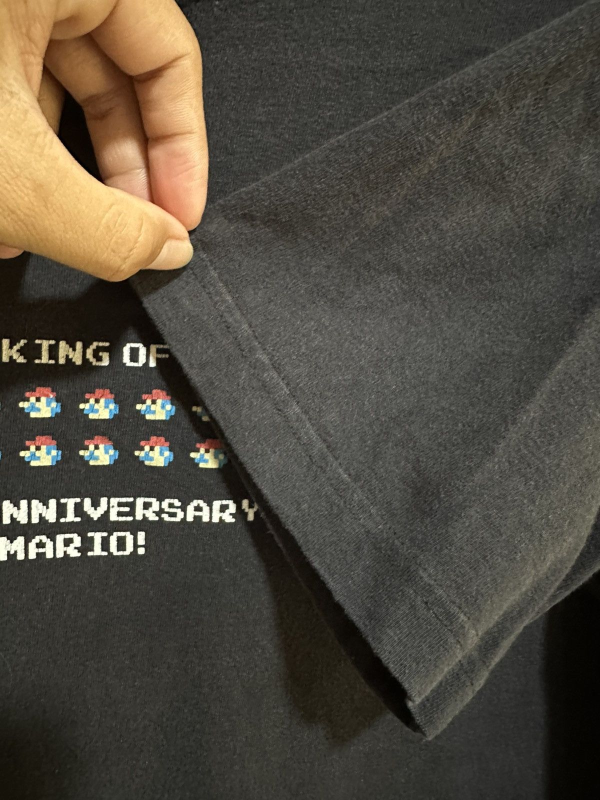 Japanese Brand Vintage Mario Bros Nintendo Faded Tee Size US M / EU 48-50 / 2 - 5 Thumbnail