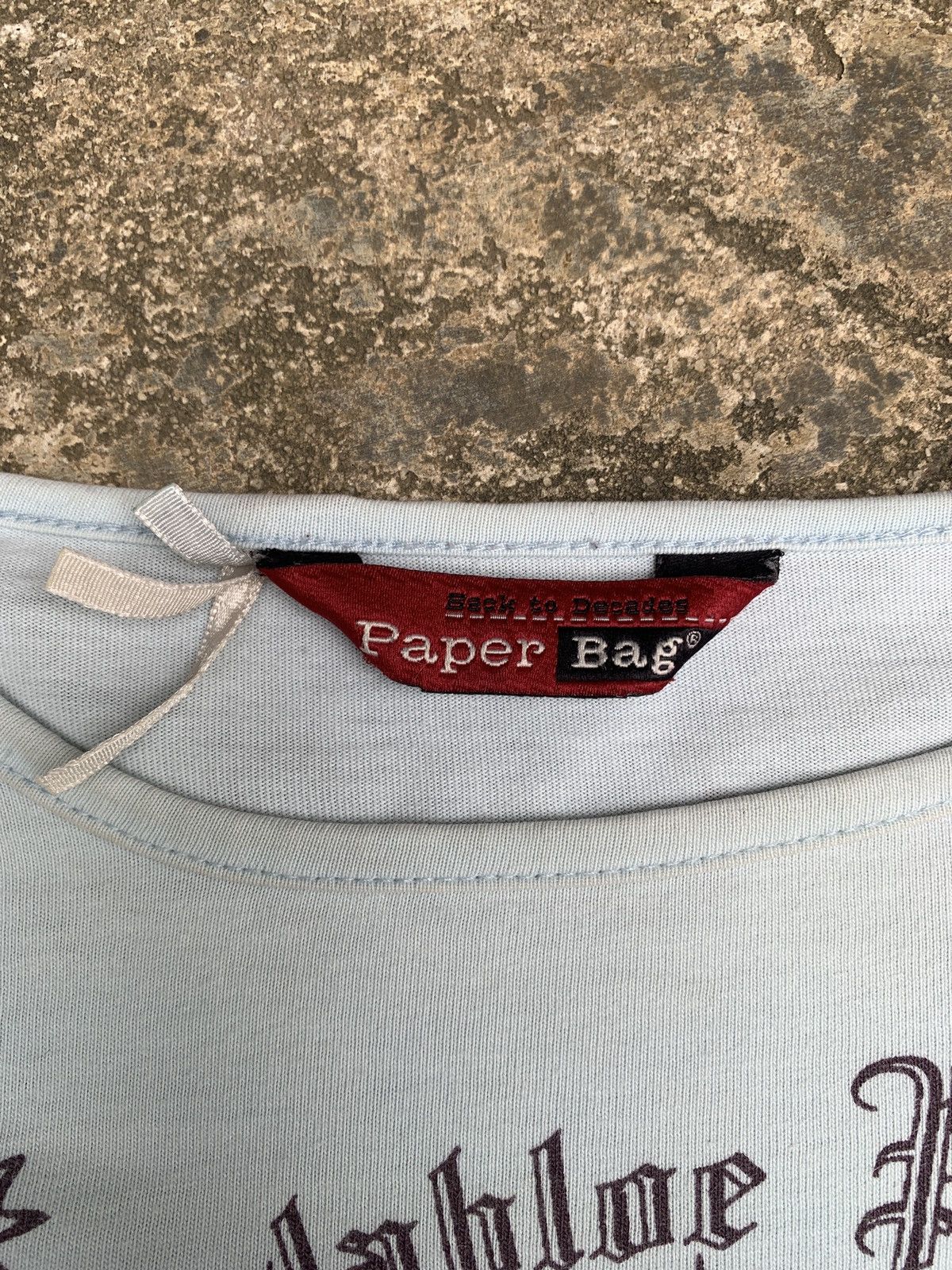 Japanese Brand y2k Paper Bag Angelic Royal Graphic Extra Sleeve Top Size M / US 6-8 / IT 42-44 - 9 Thumbnail