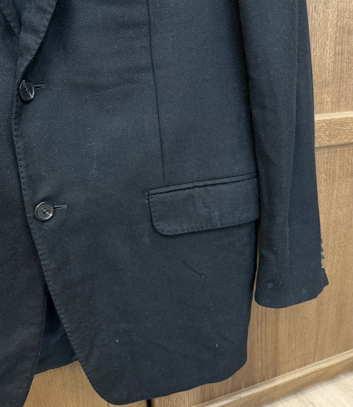 Corneliani Corneliani Pure Cashmere Black Blazer Two Button Size 40R - 5 Thumbnail