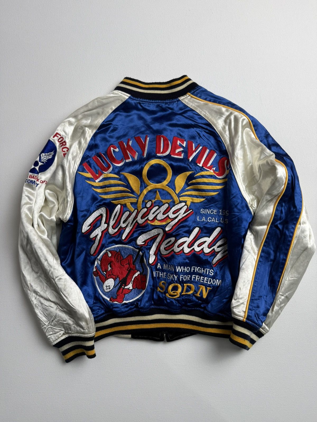 Vintage 90s TEDMAN COMPANY Limited Varsity Leather Jacket