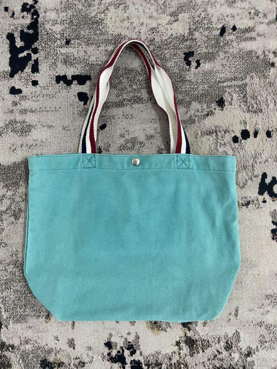 Fred Perry Fred Perry Canvas Tote Bag Teal / Tri-Color Strap Size ONE SIZE - 3 Thumbnail
