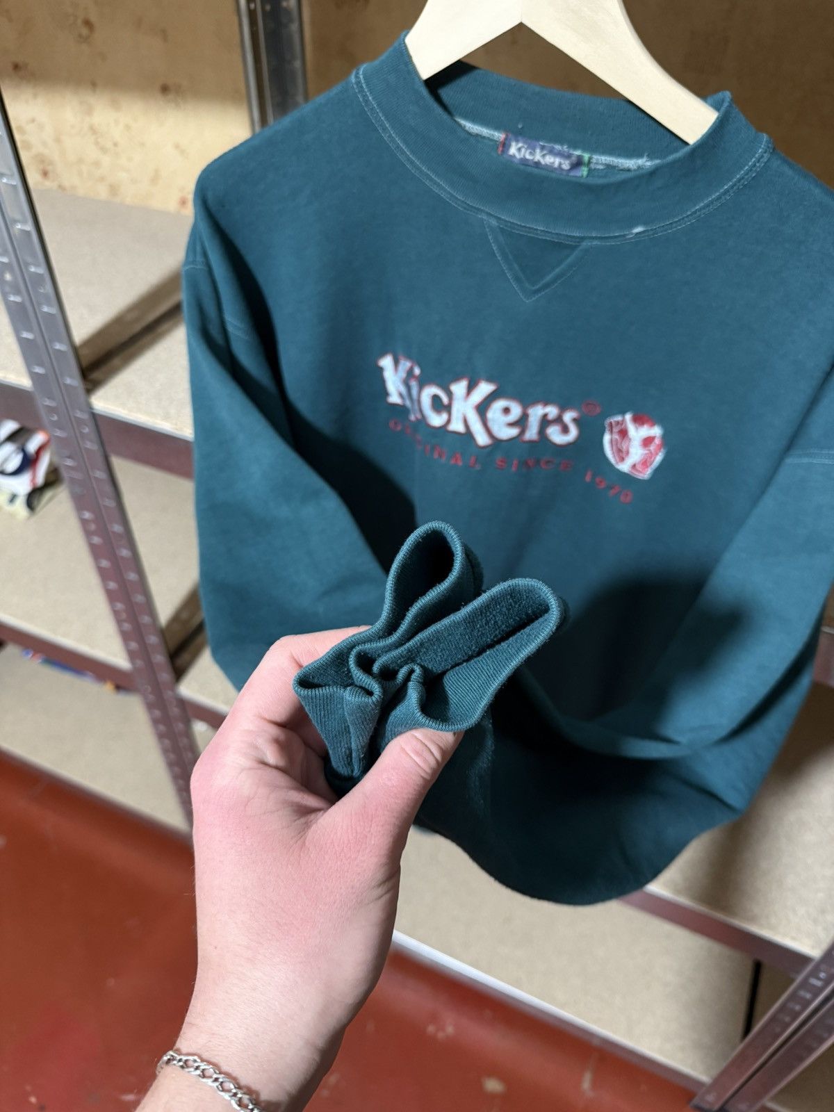 Kickers Vintage 1990’s Kickers Skategang Sweatshirt Y2K Hype Size US XL / EU 56 / 4 - 5 Thumbnail