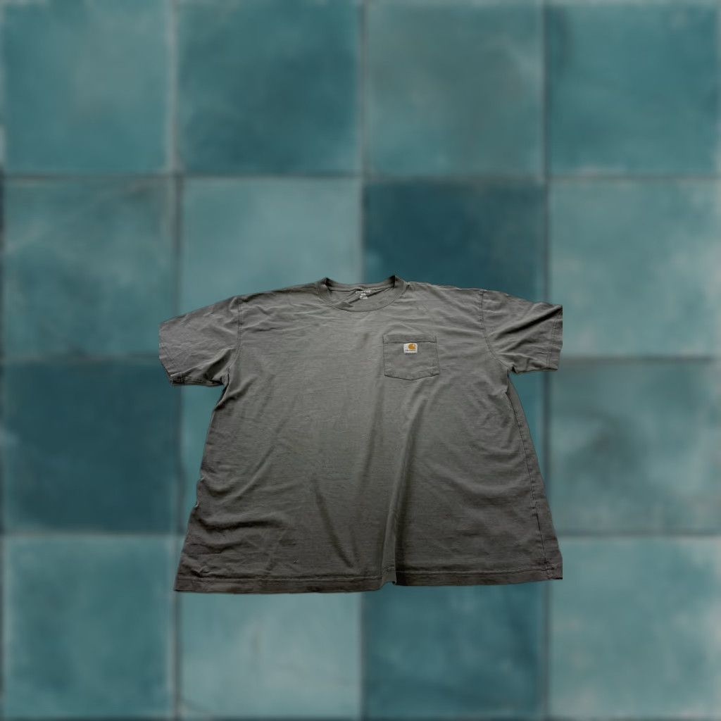 Carhartt VINTAGE Carhartt Shirt Mens 2XL Gray Pocket Workwear Comfort Fit Logo Tee T-Shirt Size US XXL / EU 58 / 5 - 1 Thumbnail