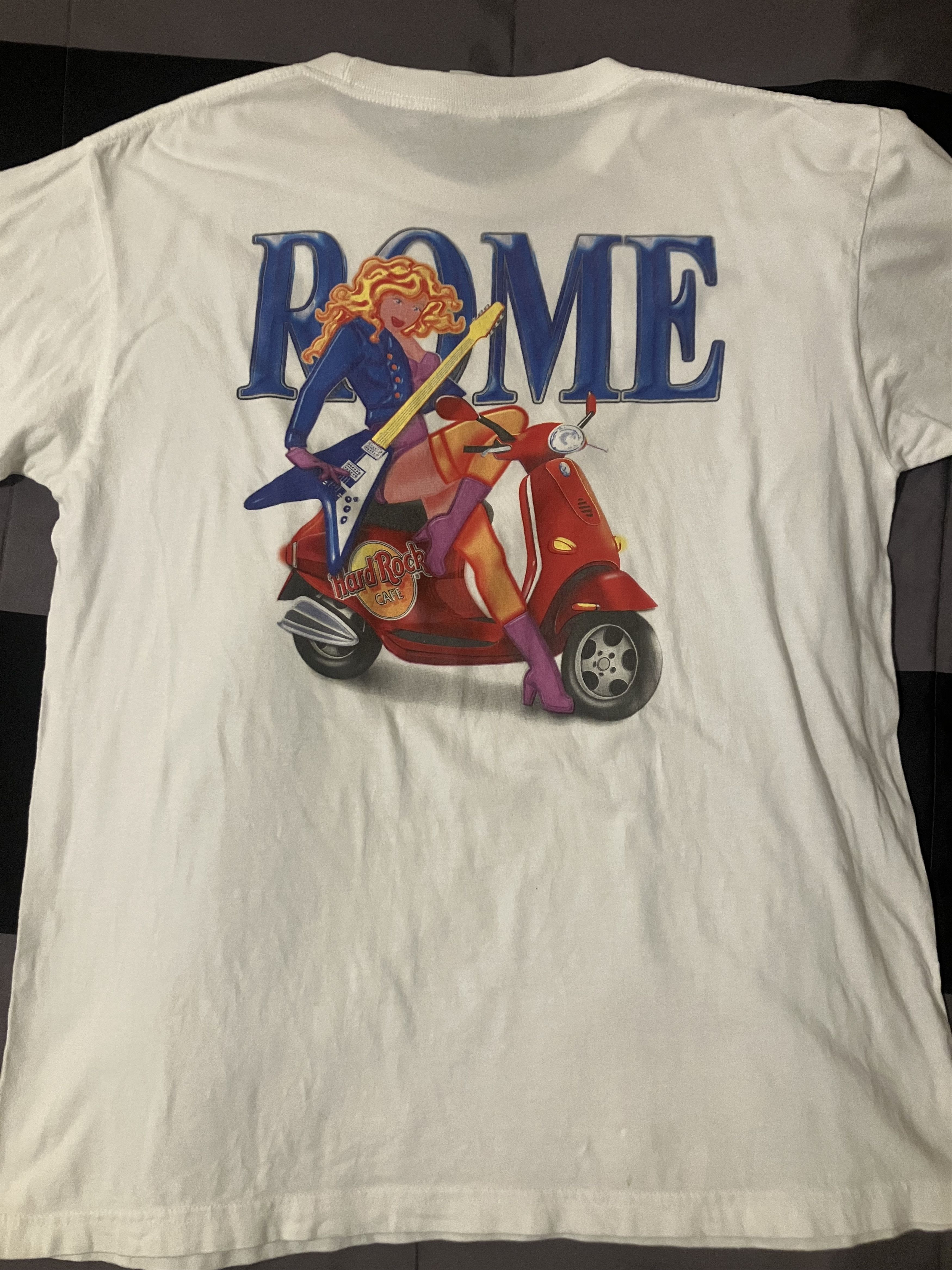 Hard Rock Cafe Vintage Hard Rock Cafe Rome Shirt Size US L / EU 52-54 / 3 - 2 Thumbnail