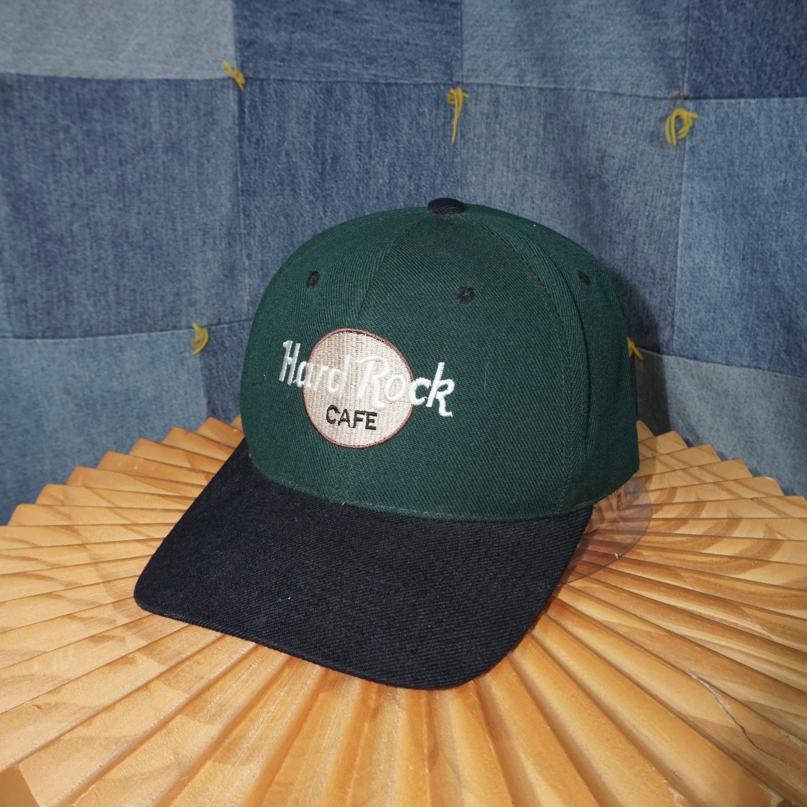 Hard Rock Cafe OSFA - Vintage Hard Rock Cafe embroider 1990s essential hat Size ONE SIZE - 2 Thumbnail