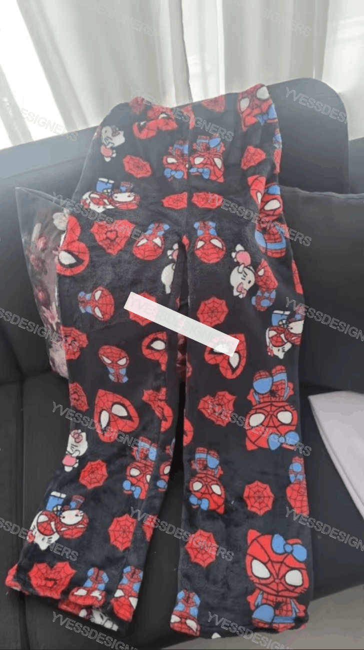 Other Hello Kitty Spider Man Loose Pajamas For Men And Women Size US 36 / EU 52 - 2 Thumbnail