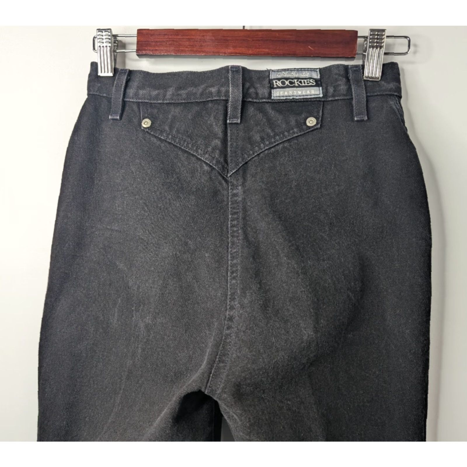 Vintage VINTAGE Rockies Jeans Womens 28/7 Black High Rise Straight Denim Jeans Women 28/7 Black Vintage Rocky… Size 28" / US 6 / IT 42 - 6 Thumbnail