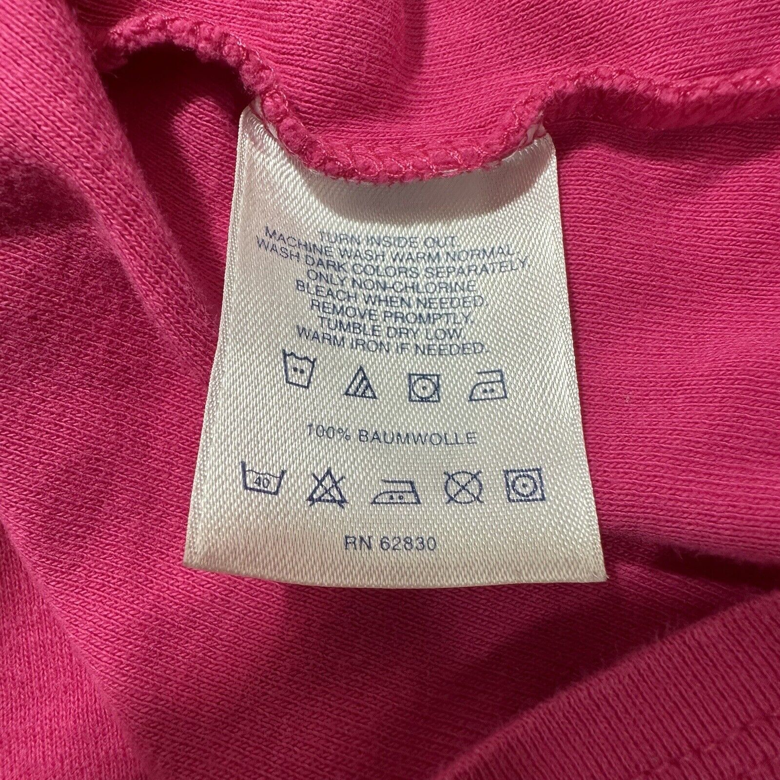 Lands' End Vintage Lands’ End Medium (10-12) Tank Top Hot Pink Shirt Size M / US 6-8 / IT 42-44 - 4 Thumbnail