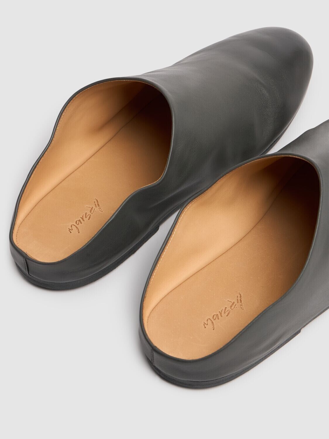 Marsell MARSELL Steccoblocco Blackboard Leather Mules New Auth Size US 5.5 / EU 38 - 3 Thumbnail