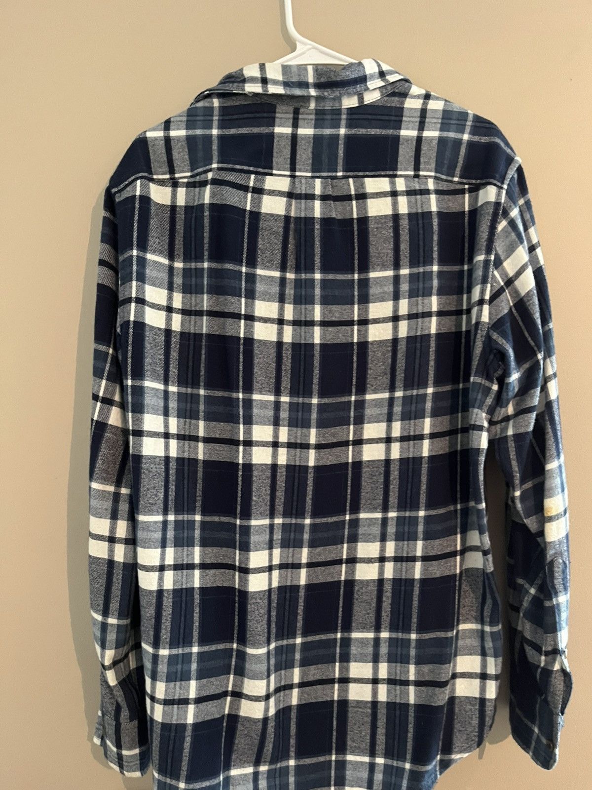 J.Crew Navy Flannel J.Crew Size US M / EU 48-50 / 2 - 2 Thumbnail