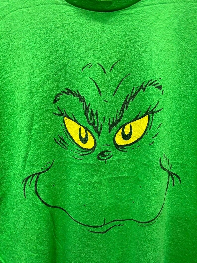 Vintage Vintage 2000s Grinch Dr.Seuss Cartoon tshirt size XL Size US XL / EU 56 / 4 - 3 Thumbnail