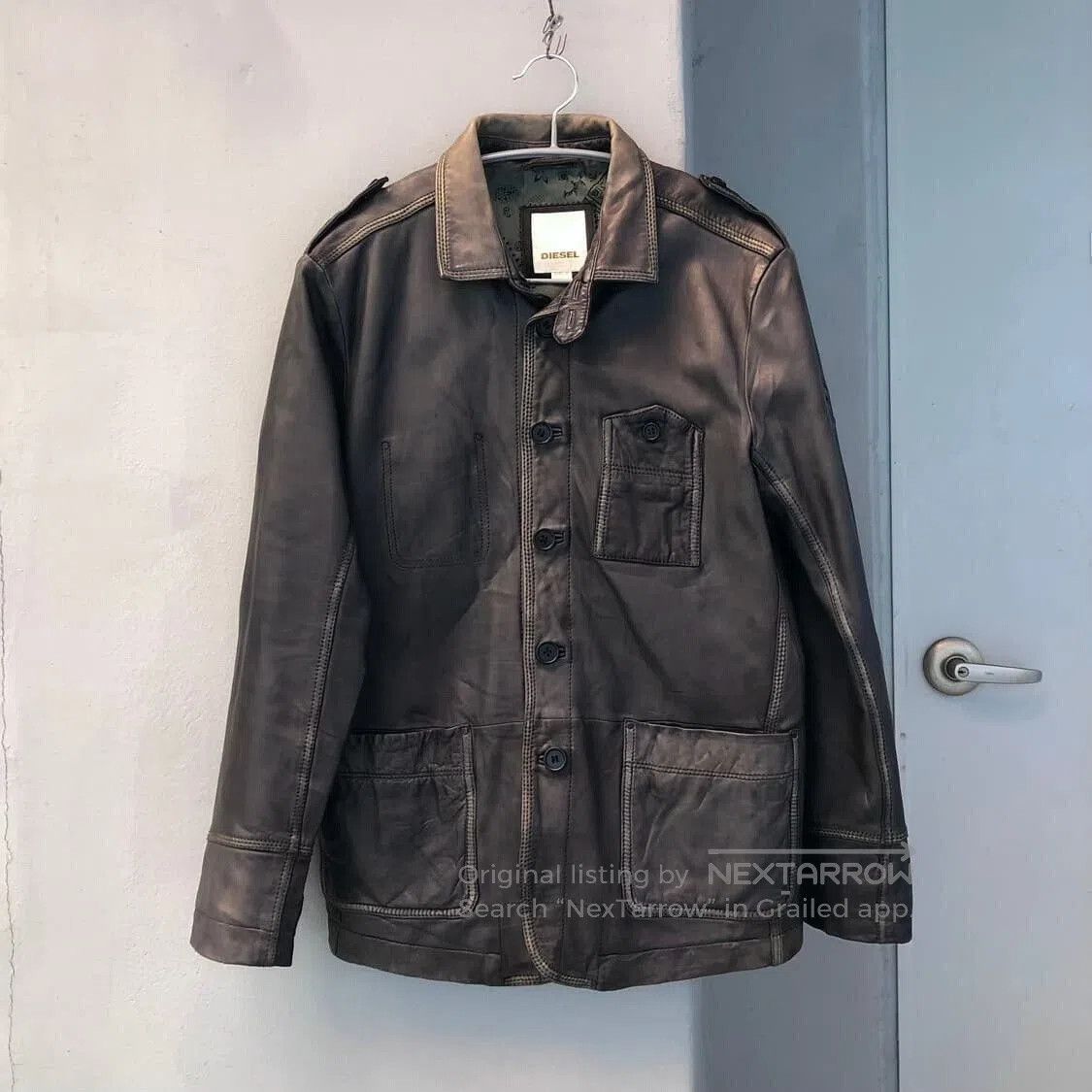 Diesel Vintage Leather Jacket.