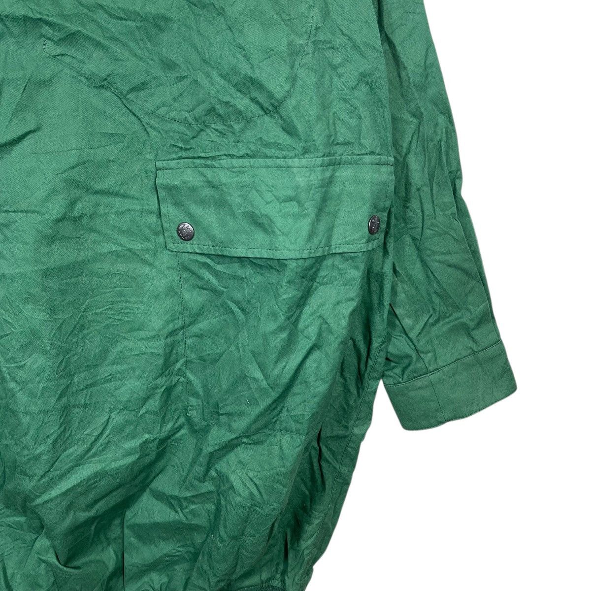 Vintage Vintage Grenfell Smock Jacket Green Hooded Anorak Size US XXL / EU 58 / 5 - 5 Thumbnail