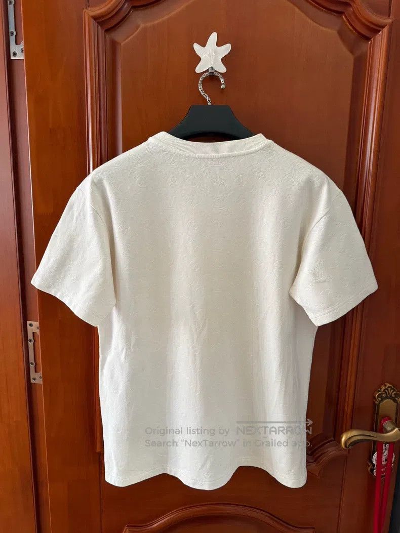 Louis Vuitton Louis Vuitton White dark stripe logo pocket short sleeve Size US L / EU 52-54 / 3 - 2 Thumbnail