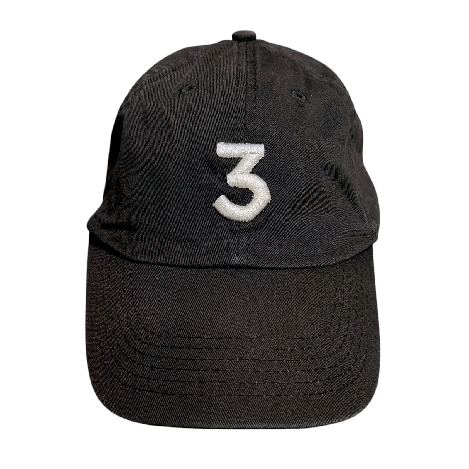 Chance The Rapper Chance The Rapper 3 Promo Dad Hat Black One Size Hip Hop Size ONE SIZE - 2 Thumbnail