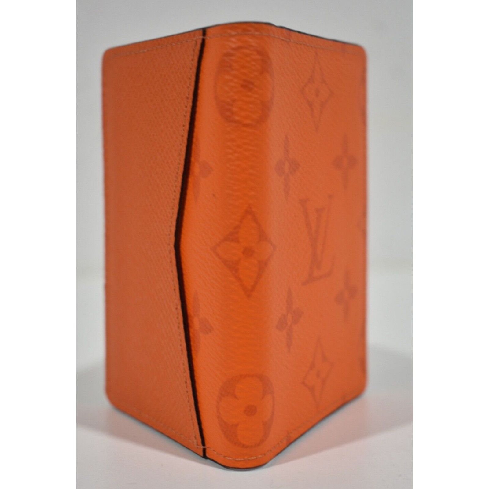Louis Vuitton Louis Vuitton Orange Monogram Logo Pocket Organizer Wallet Size ONE SIZE - 3 Thumbnail