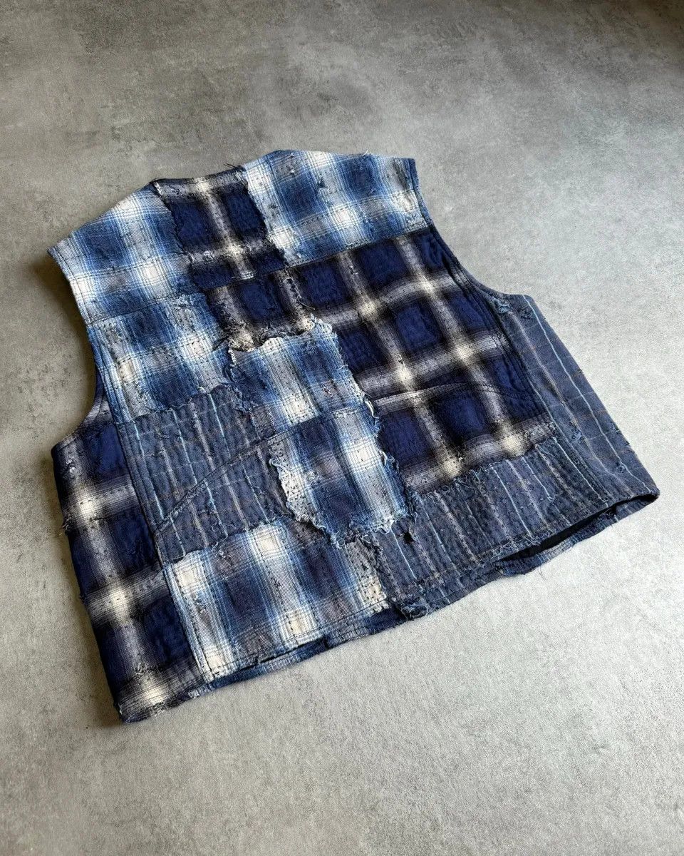 Givenchy AW2023 Givenchy Sample Artisanal Japanese Boro Vest Size US M / EU 48-50 / 2 - 2 Thumbnail
