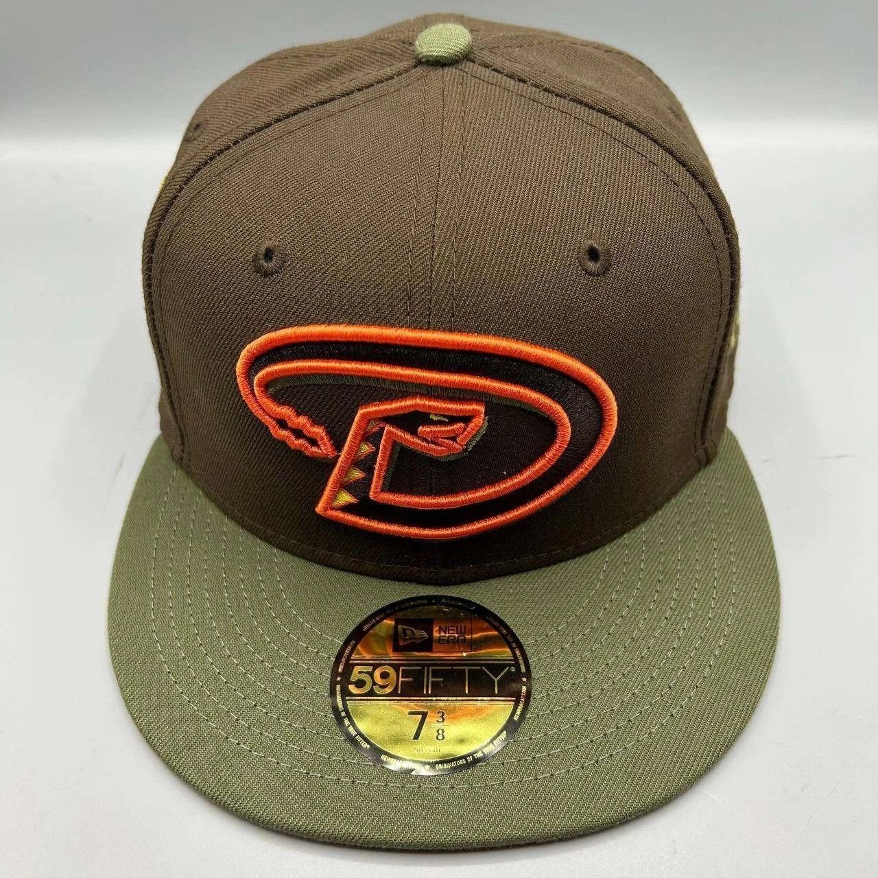 New Era Arizona Diamondbacks Hat Men 7 3/8 Brown MLB Fitted Cap New Size ONE SIZE - 1 Thumbnail