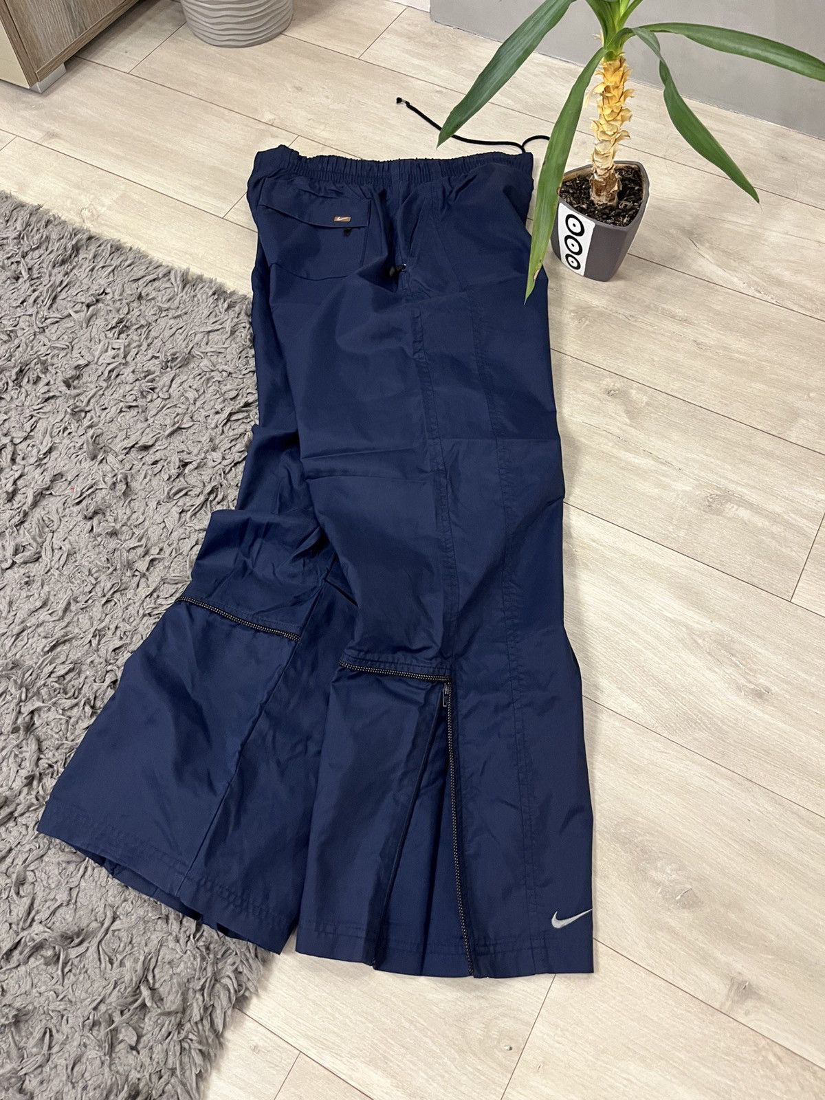Nike 🔥90’S NIKE NYLON BAGGY TRACK PANTS GORPCORE Y2K Size US 30 / EU 46 - 6 Thumbnail