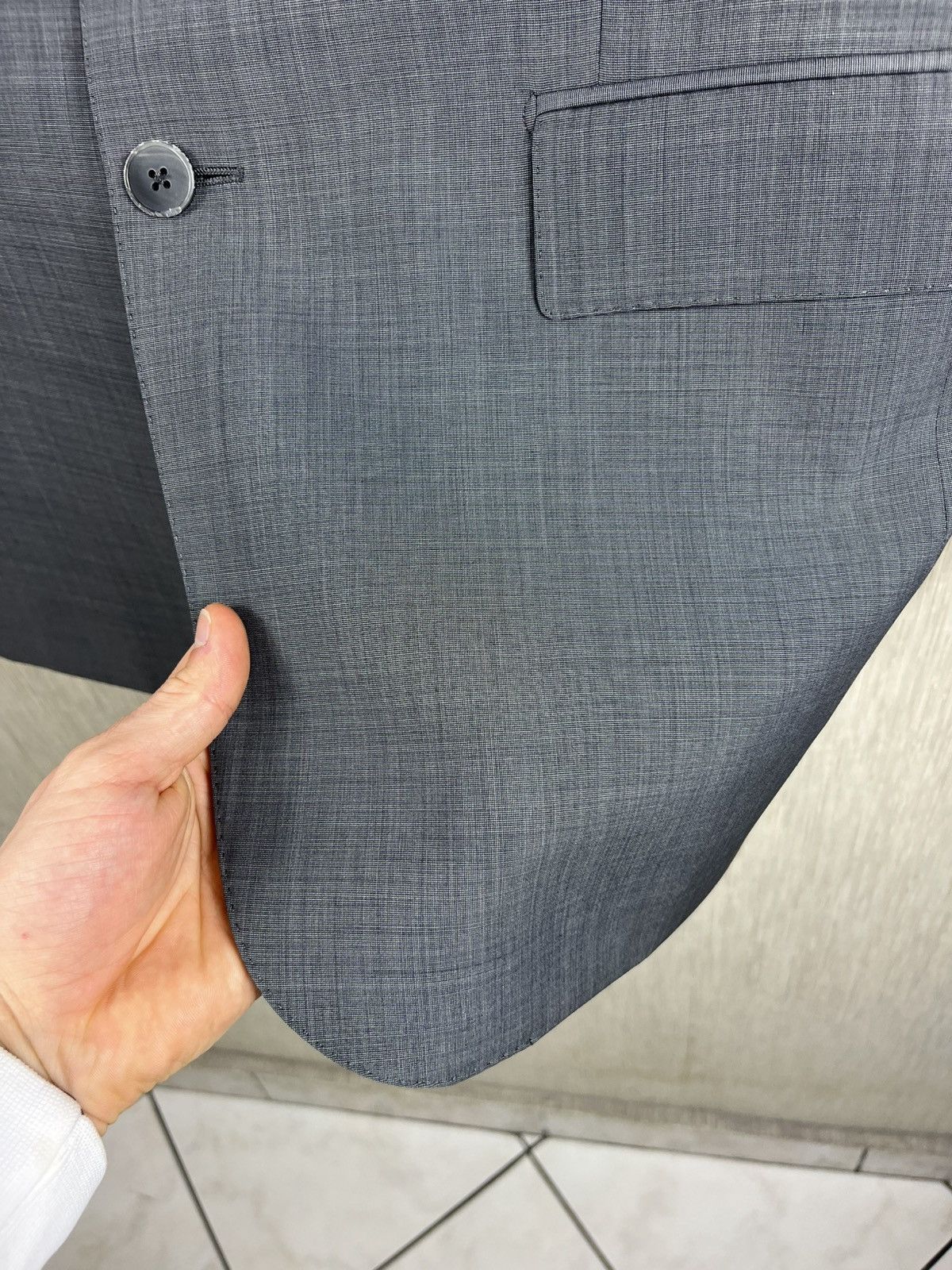 Ermenegildo Zegna Ermenegildo Zegna Leggerissimo wool silk blazer jacket Size 52R - 10 Thumbnail