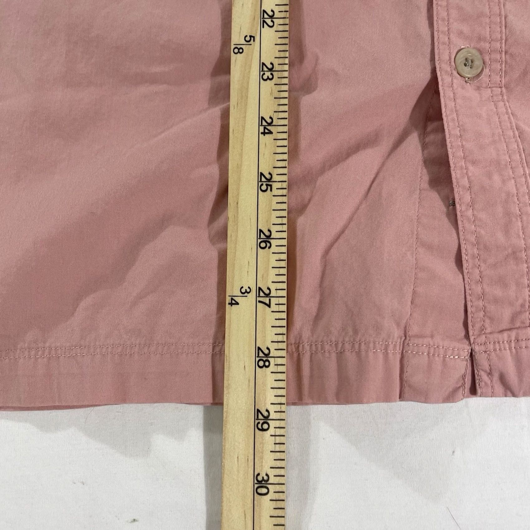 Pinko Simms Button-Up Shirt L Pink Long Sleeve Cotton Solid Anglers Fly Fishing Vintage: No Size US L / EU 52-54 / 3 - 4 Thumbnail