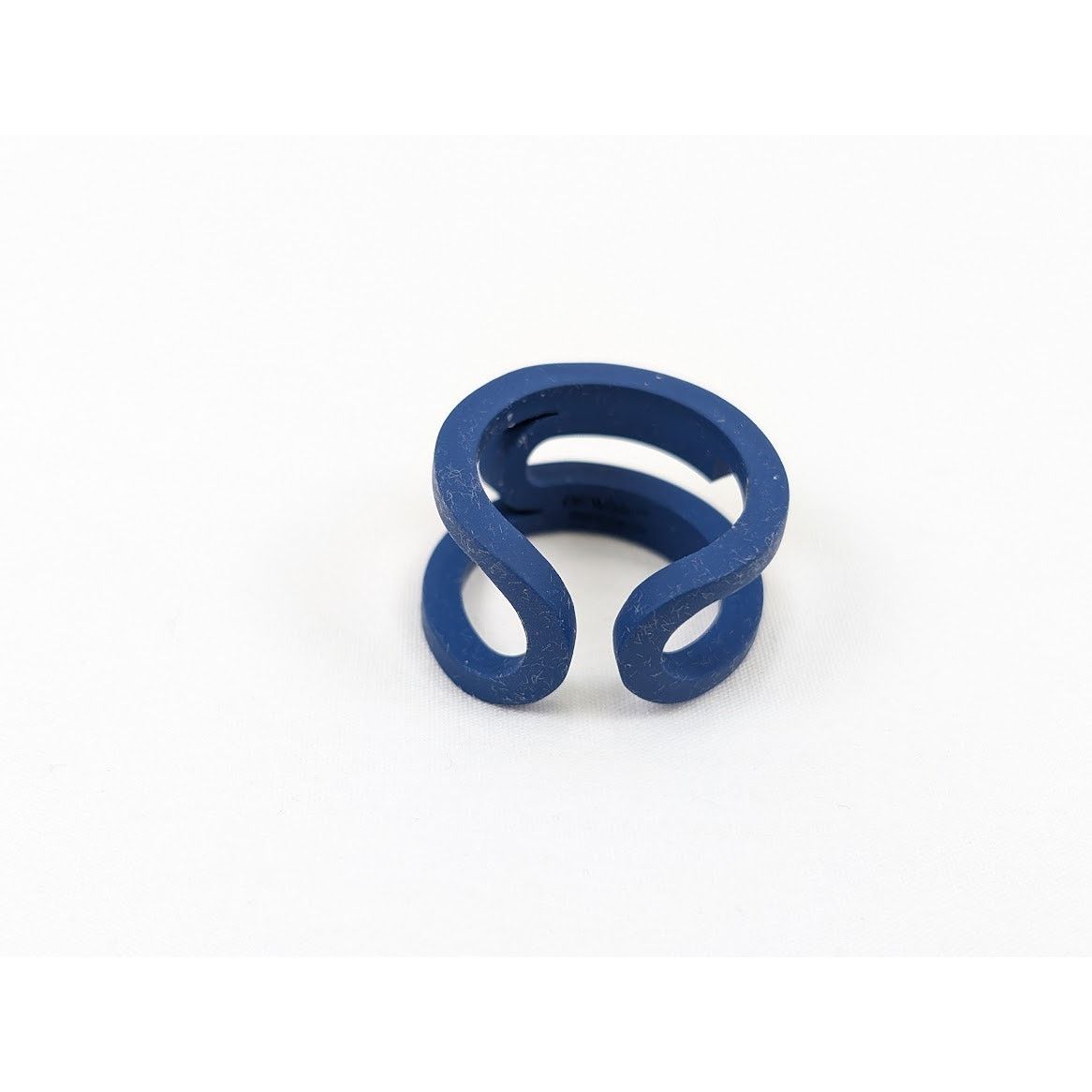 Off-White o1rshd1 Q:2 / Size: 60 / Varnished Paperclip Ring in Blue Size ONE SIZE - 5 Thumbnail