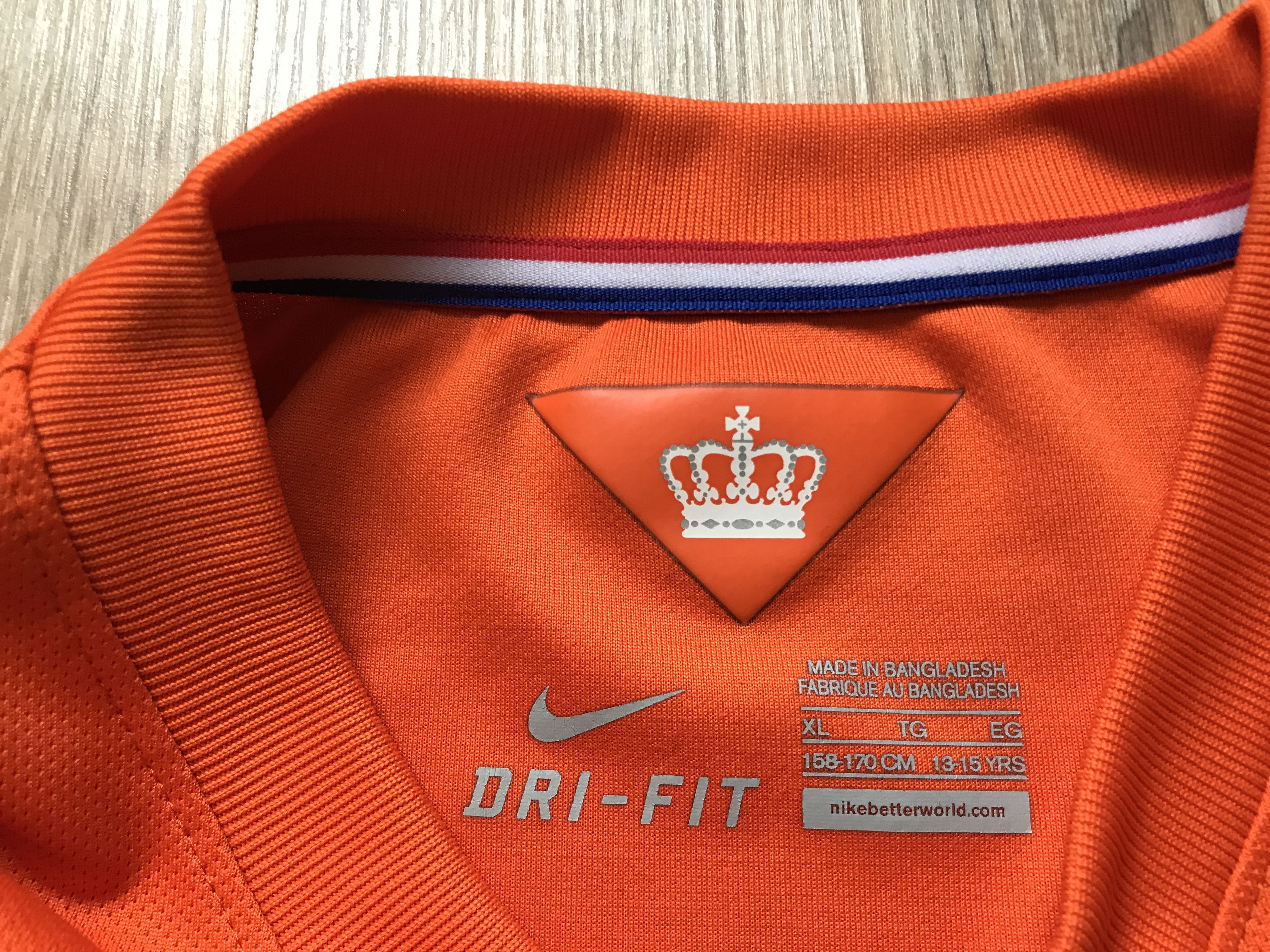 Nike × Vintage Nike Netherlands National Football Team Home Youth Jersey Size US XXS / EU 40 - 6 Thumbnail
