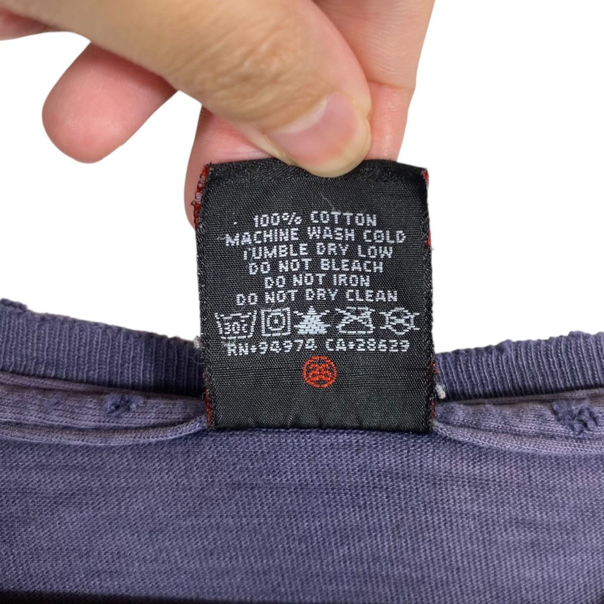 Stussy Vintage 00's STUSSY Year Of The Tiger Distressed Faded Tee Size US L / EU 52-54 / 3 - 8 Thumbnail