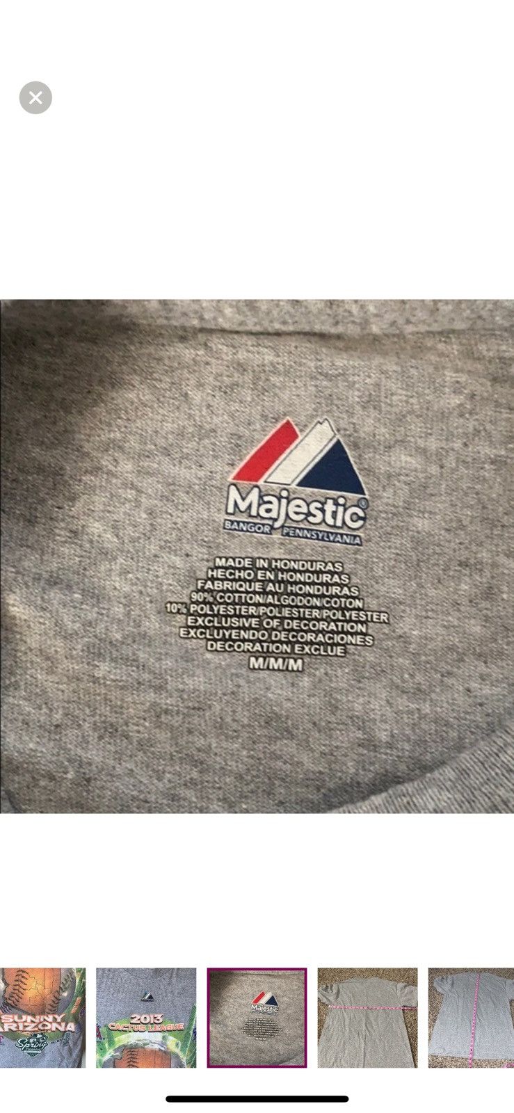 Majestic Majestic medium MLB baseball spring training tee Size US M / EU 48-50 / 2 - 4 Thumbnail