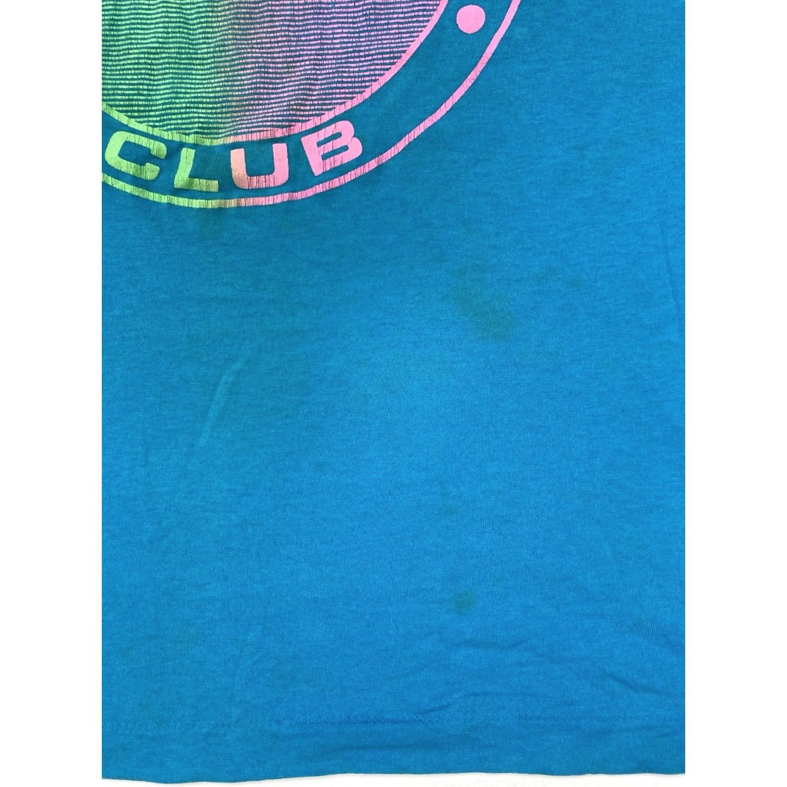 Vintage VINTAGE Screen Stars T-Shirt Florida Beach Club Graphic Crew Neck Short Sleeve XL Blue 90s USA Men Slim Size US XL / EU 56 / 4 - 3 Thumbnail