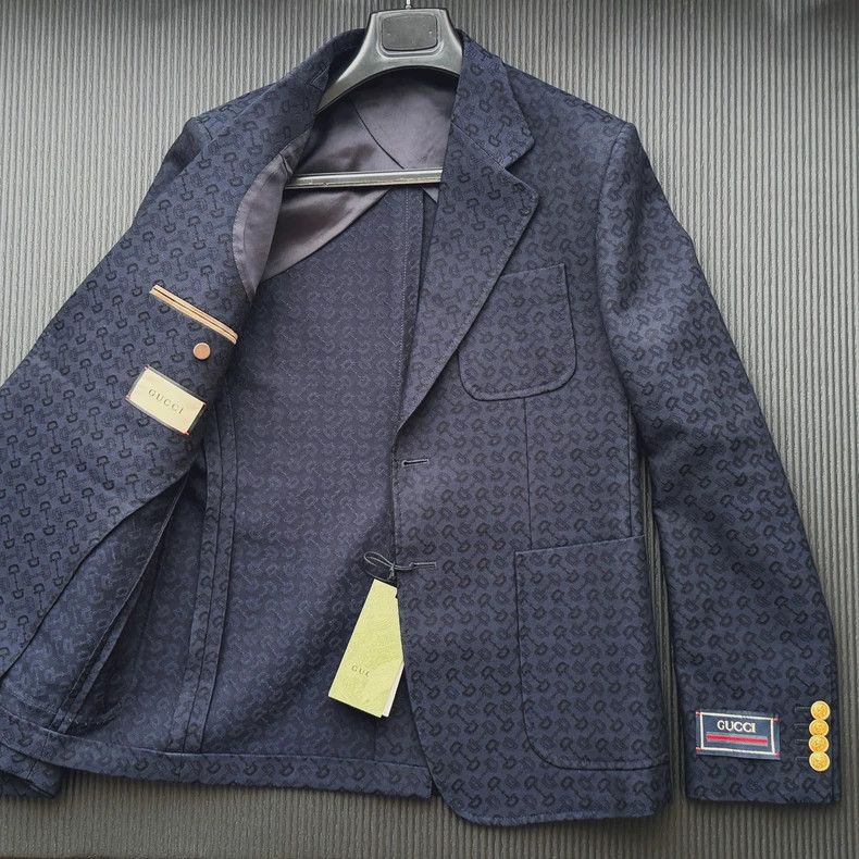 Gucci Gucci Contrasting color full-print casual jacket Size US M / EU 48-50 / 2 - 5 Thumbnail