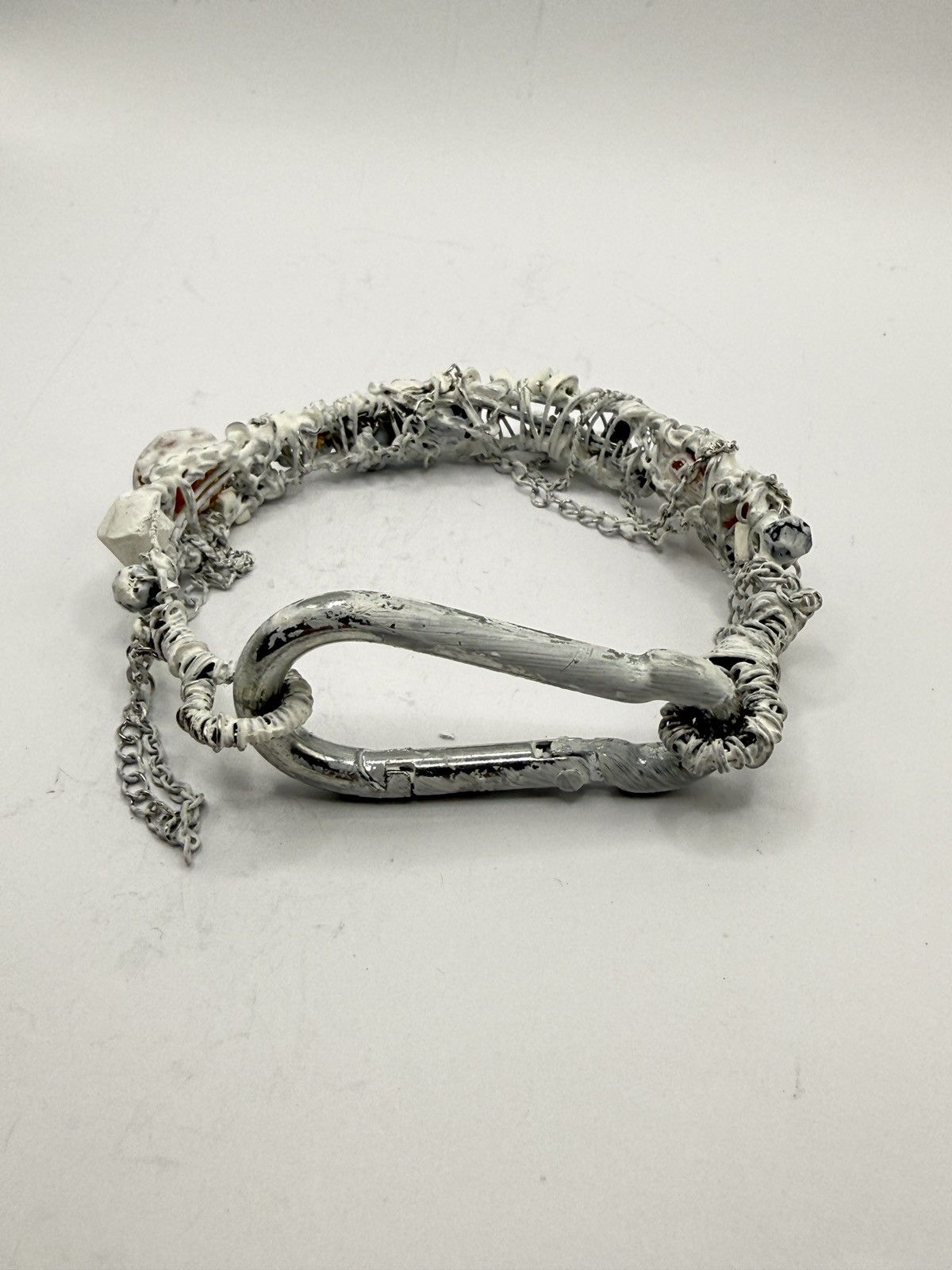 Seditionaries Avant-garde handmade bracelet rick margiela chrome erd Size ONE SIZE - 5 Thumbnail