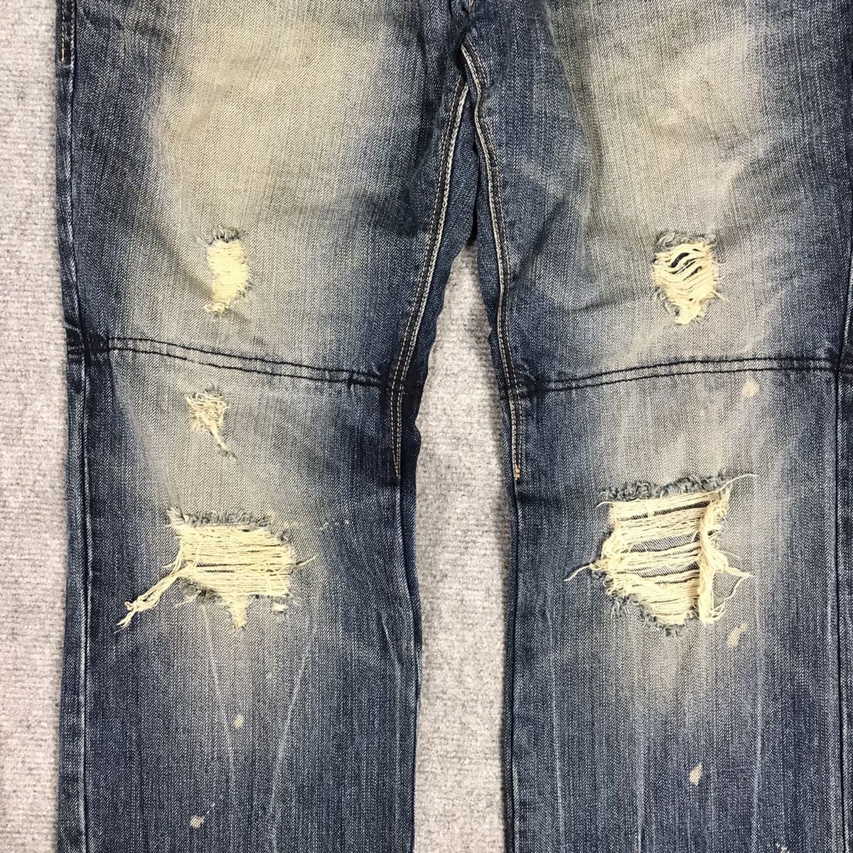 Japanese Brand × PPFM × Tornado Mart DOUBLE WAIST PPFM DISTRESSED JAPAN RARE DENIM PANTS Size US 32 / EU 48 - 3 Thumbnail