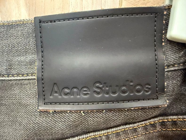 Acne Studios Acne Studios Light blue splashed ink jeans Size US 29 - 4 Thumbnail