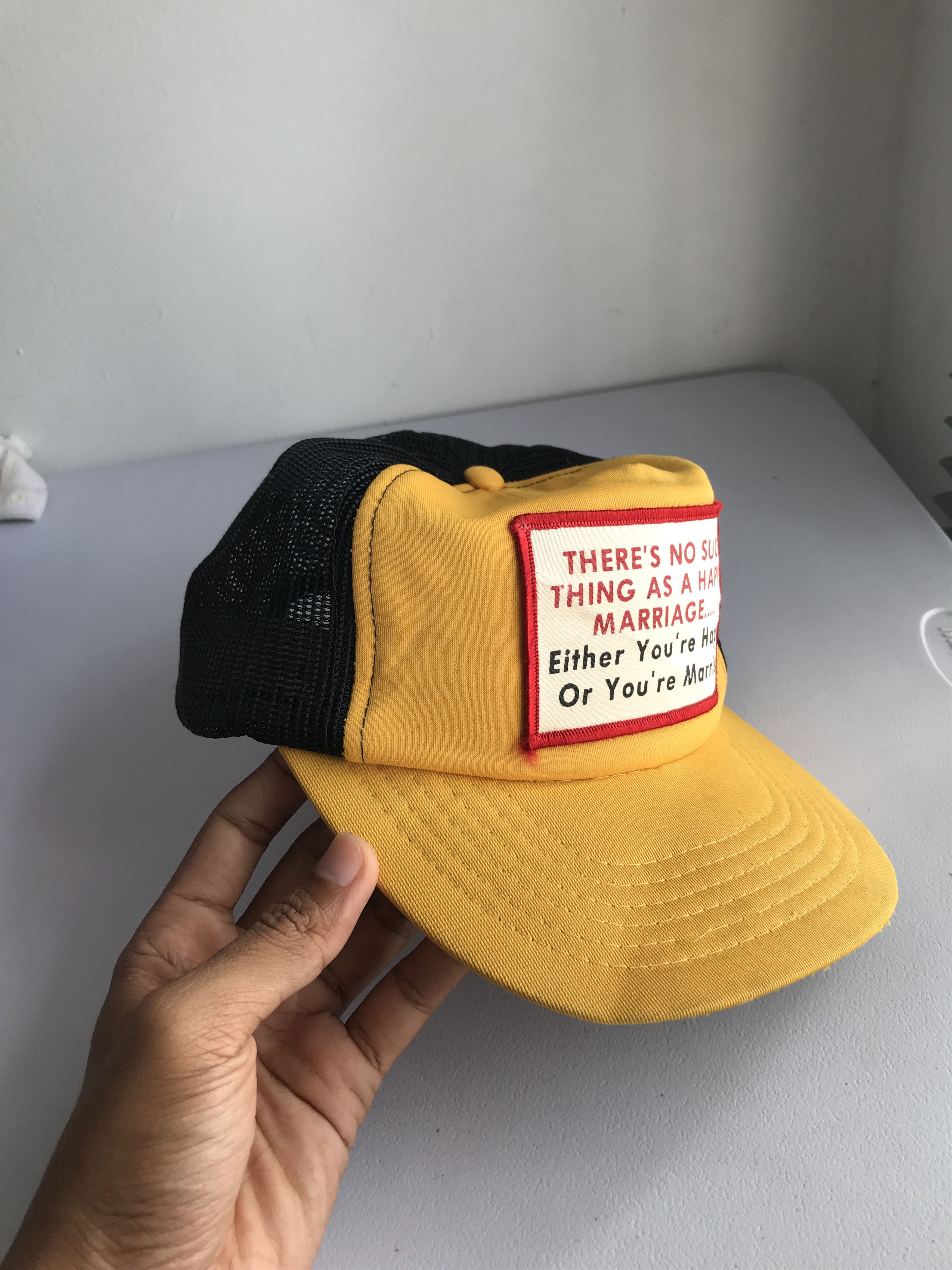 Yupong Vintage word hat Size ONE SIZE - 2 Thumbnail