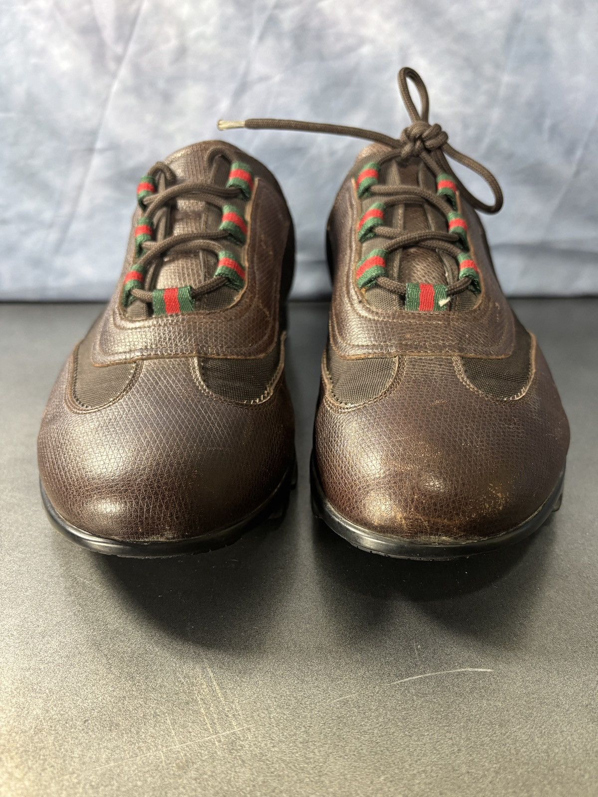 Gucci Gucci F/W 2005 Shoes Leather Sneakers GATs Cleat Soccer Foot Size US 10.5 / EU 43-44 - 11 Thumbnail