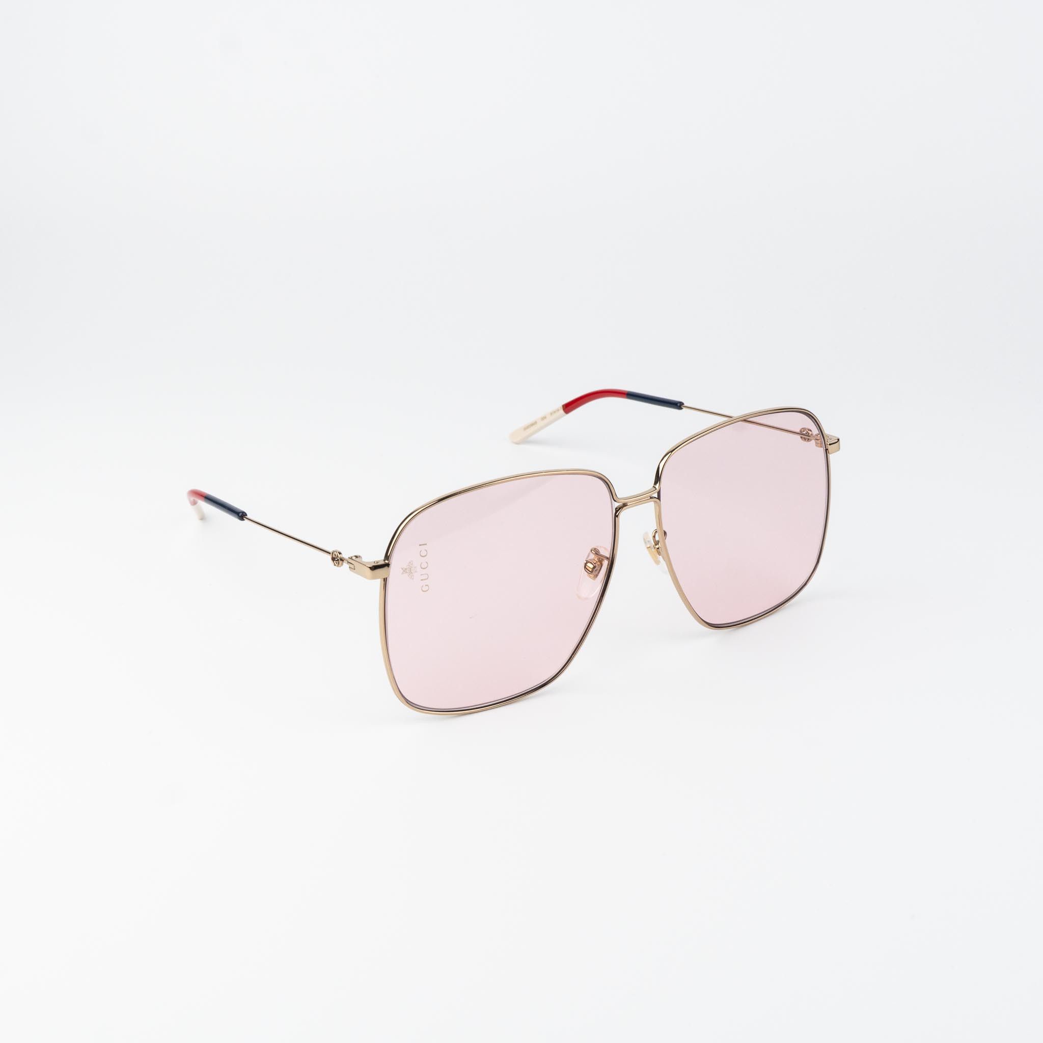 Gucci Gucci Women Sunglasses Square GG0394S 004 NEW AUTHENTIC Size ONE SIZE - 4 Thumbnail