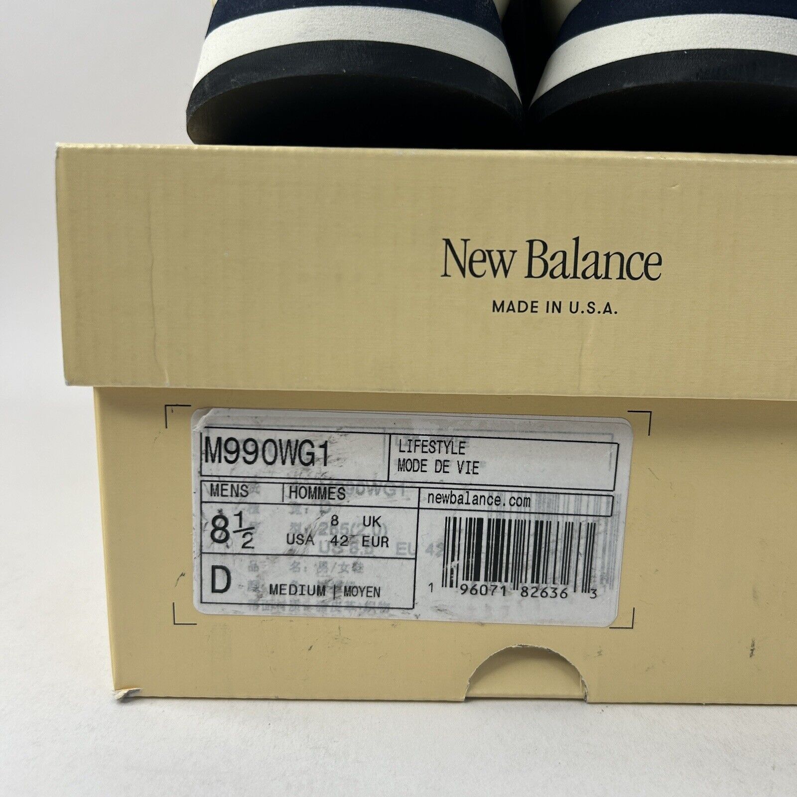 New Balance New Balance 990v1 x Teddy Santis MiUSA “Blue Grey” 2024 Size US 8.5 / EU 41-42 - 5 Thumbnail